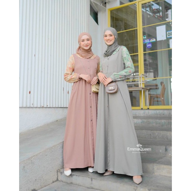 ORI NADYA DRESS SERIES 2 BY EMMAQUEEN ( READY STOK)