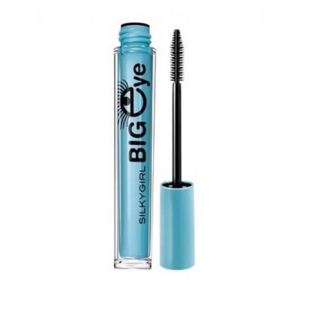Silkygirl Silky Girl Big Eye Collagen Waterproof Mascara Maskara Biru