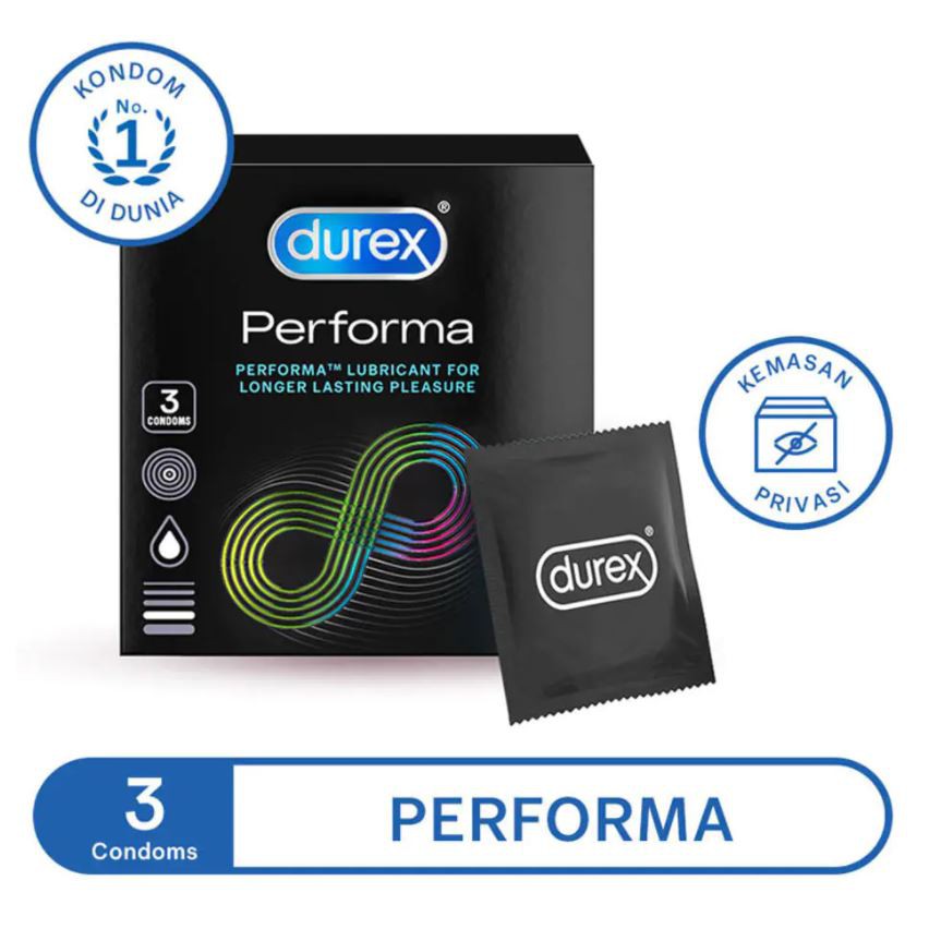 DUREX PERFORMA ISI 3 KONDOM KUAT