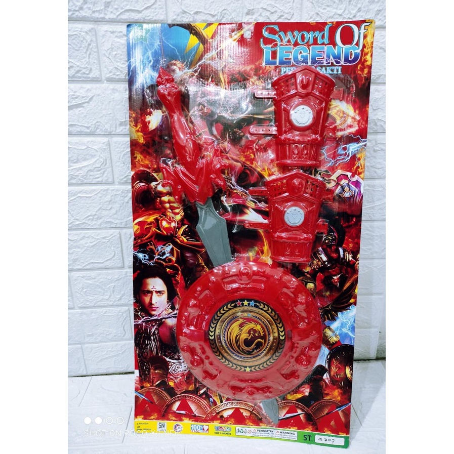 MAINAN SWORD OF LEGEND / MAINAN PEDANG DAN TAMENG KODE JSP 2307 / 2309