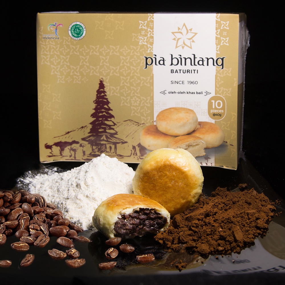 

Pia Bintang Kue Camilan Khas Bali Rasa Kopi