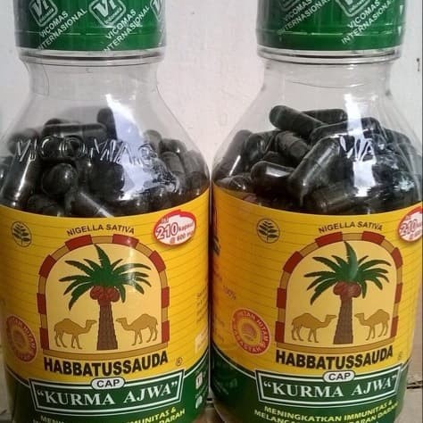 

Habbatusauda Cap Kurma Ajwa 210 kapsul