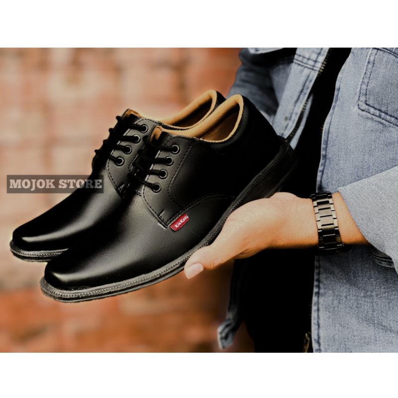 Sepatu Pantofel Kulit Pria Pantofel Hitam Sepatu Pantofel Kerja