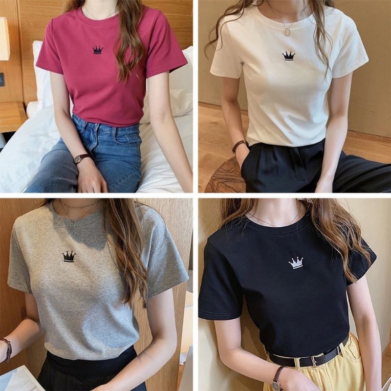 GIANT CRWONT RINGER MSHKOTA TEE ATASAN WANITA
