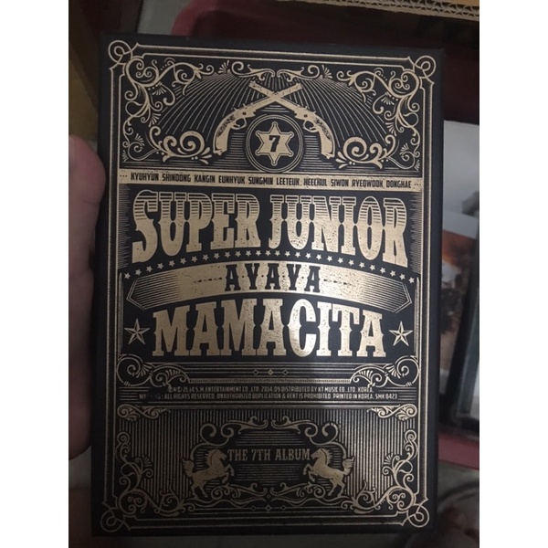 ALBUM SUPER JUNIOR MAMACITA PHOTOCARD EUNHYUK