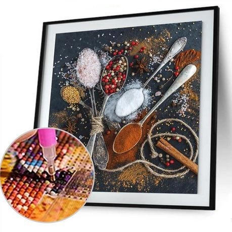 DIY Diamond Painting - 5D Spoon Stitch Kit