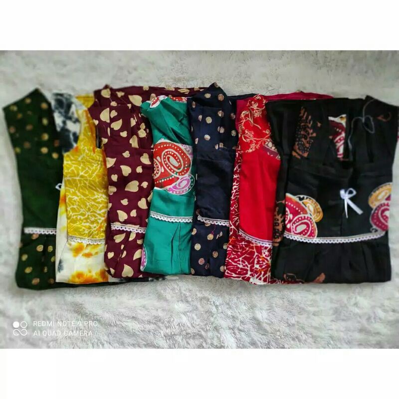 DASTER ANAK BATIK umur 5 - 7 tahun