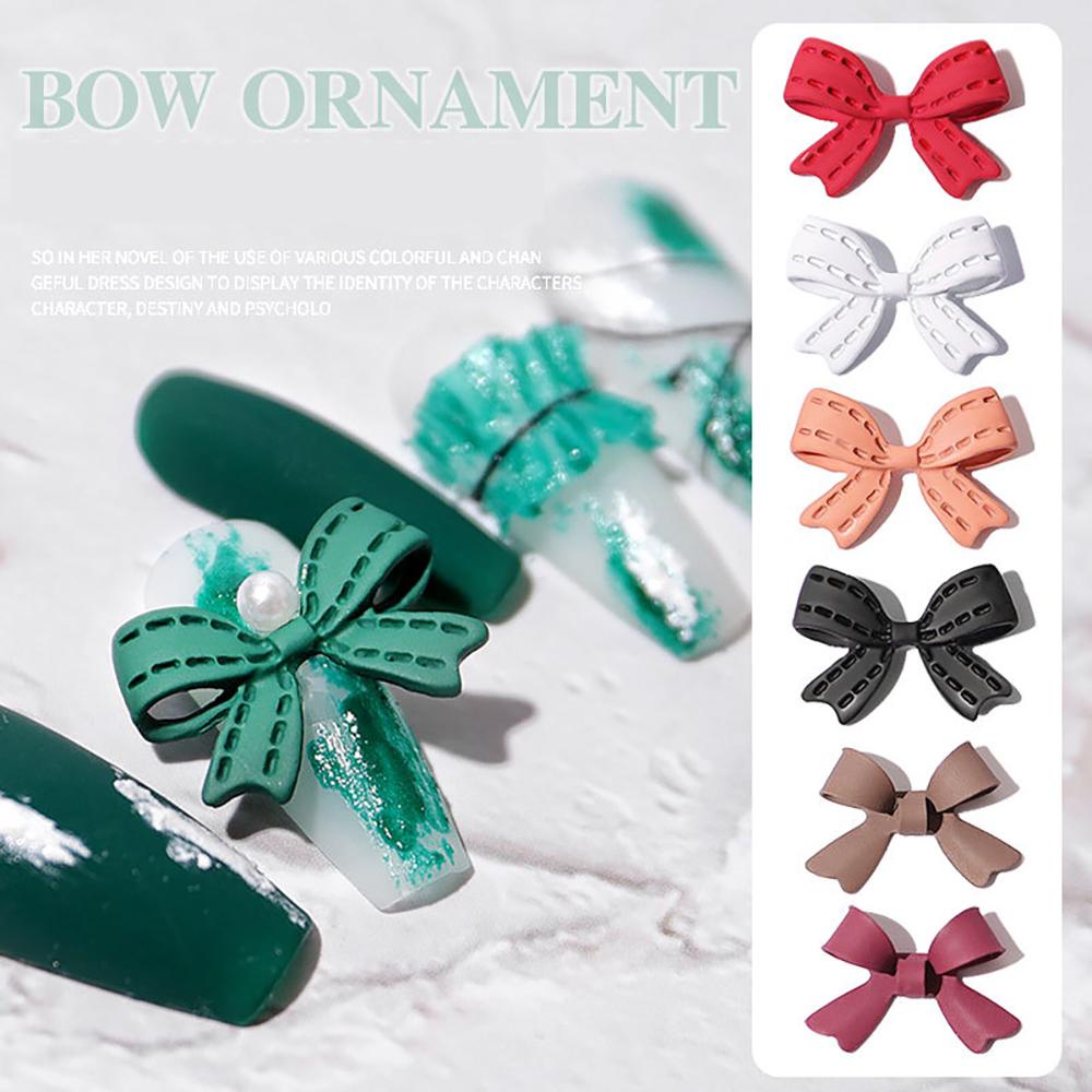 Mxbeauty 10Pcs / Set Ornamen Pita Aksen Berlian Imitasi Untuk Aksesoris Nail Art / Manicure