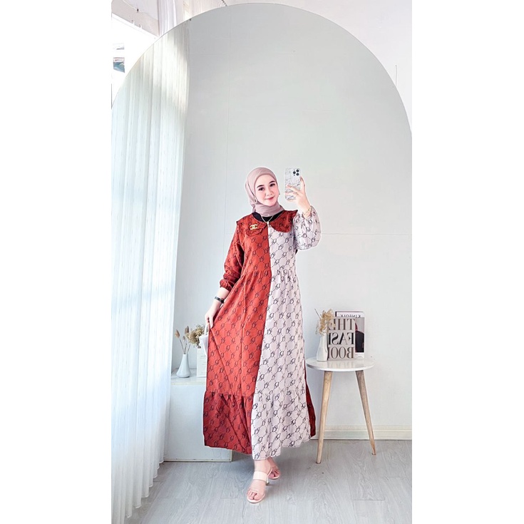 Saroja (012) Gamis Kekinian Gamis Chanel