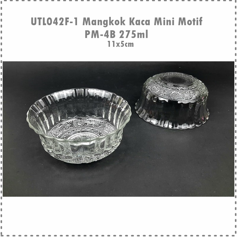 Mangkok Mini Motif PM-4B/12 275ml/11cm 6pcs