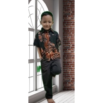 baju batik anak usia 2-5 tahun