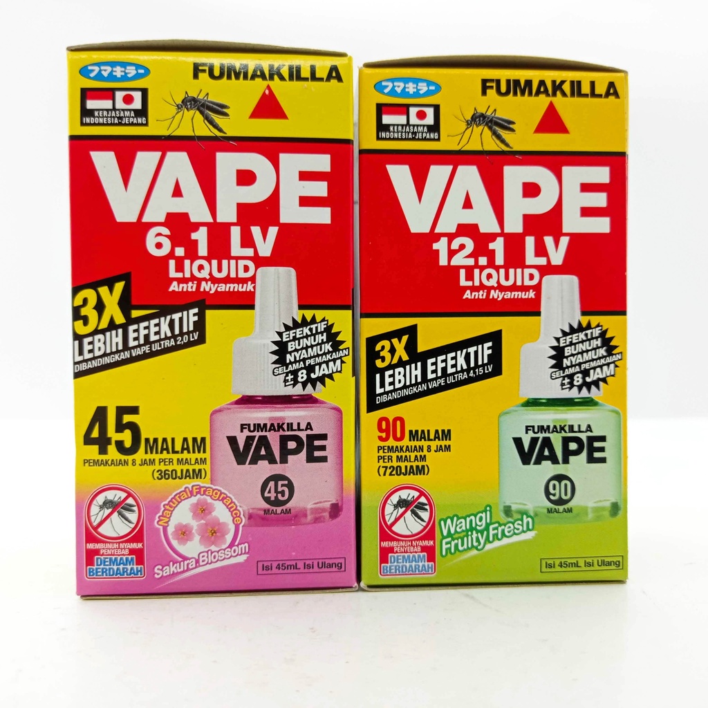 OBAT NYAMUK VAPE LIQUID REFILL 90 HARI/ REF 45HARI