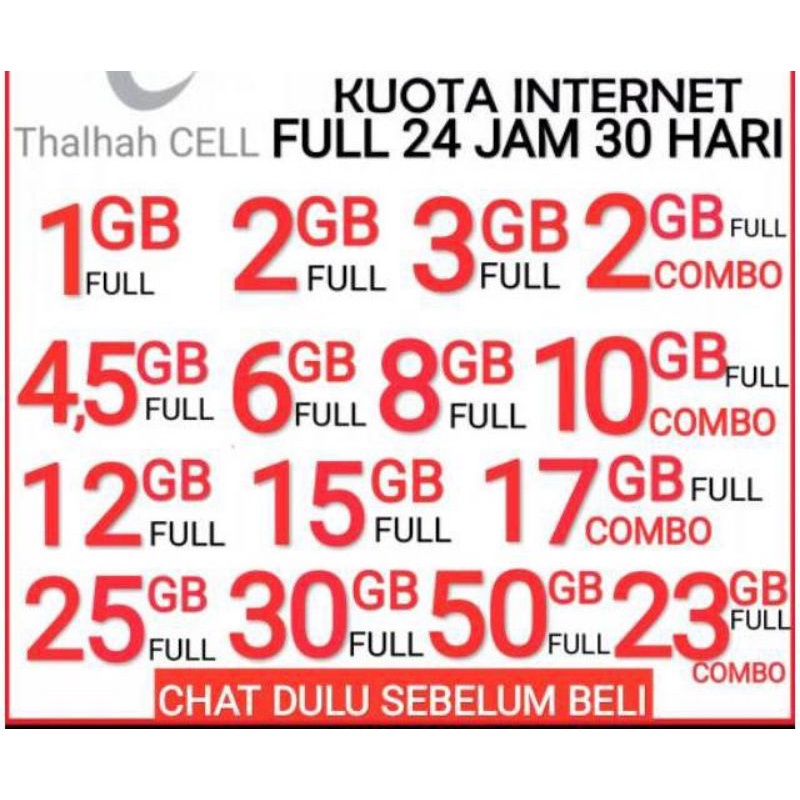 PAKET DATA TELKOMSEL FLASH SEMUA ZONA, MASA AKTIF 30 HARI