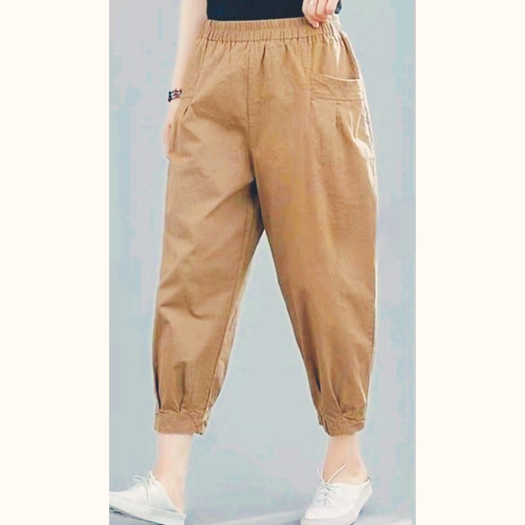 Uniqlo Pant Korean Celana Wanita BaggyPant Style Haruka Harem