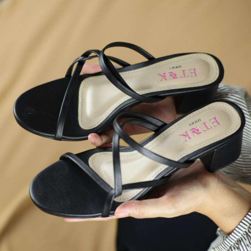 Sendal heels premium Valeria Etnikshoes