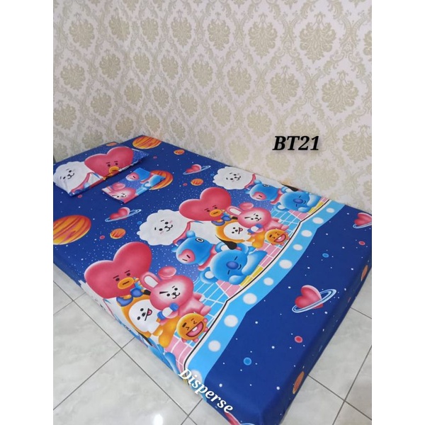 SPREI HOMEMADE BT21 BLUE BT21