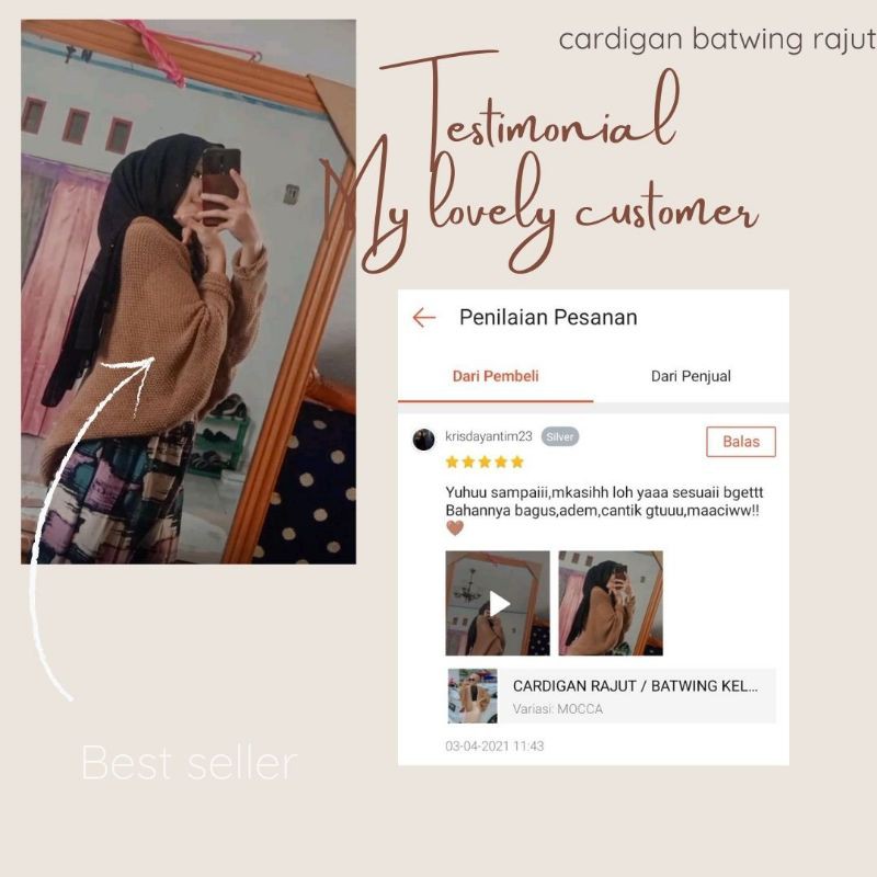CARDIGAN RAJUT / BATWING KELELAWAR CARDIGAN / CARDIGAN BIG SIZE(PREMIUM)-2