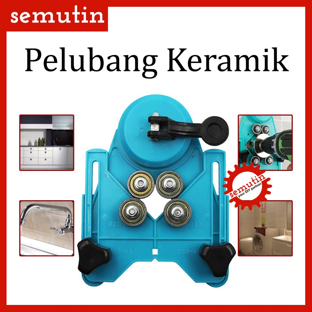 Pelubang Keramik / Glass Hole Locator / Alat Bantu Mata Bor Cramic Kaca Granit