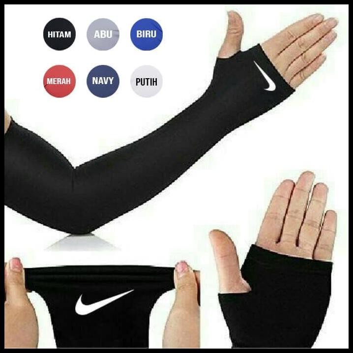 Manset Tangan Arm Sleeve Nike Sepeda Futsal - Arm Nike, Hitam