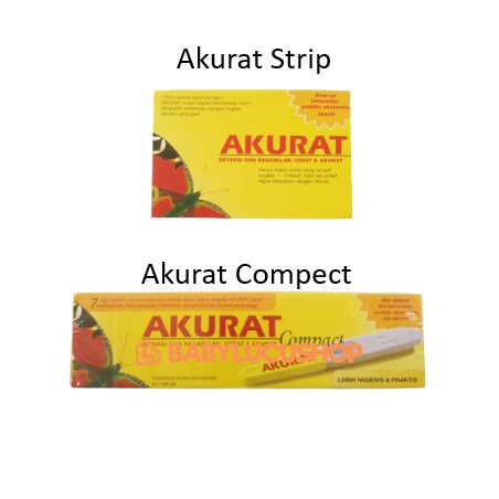 Testpack AKURAT Strip Compact Dan SENSITIF Compact  Uji Tes kehamilan l Tespek Hamil l Pregnancy Test Pack