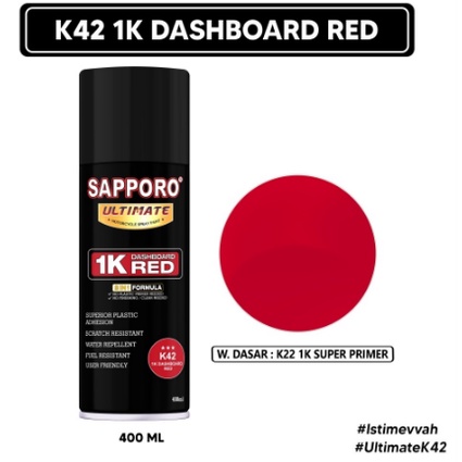 Sapporo Ultimate K42 1K Dashboard Red