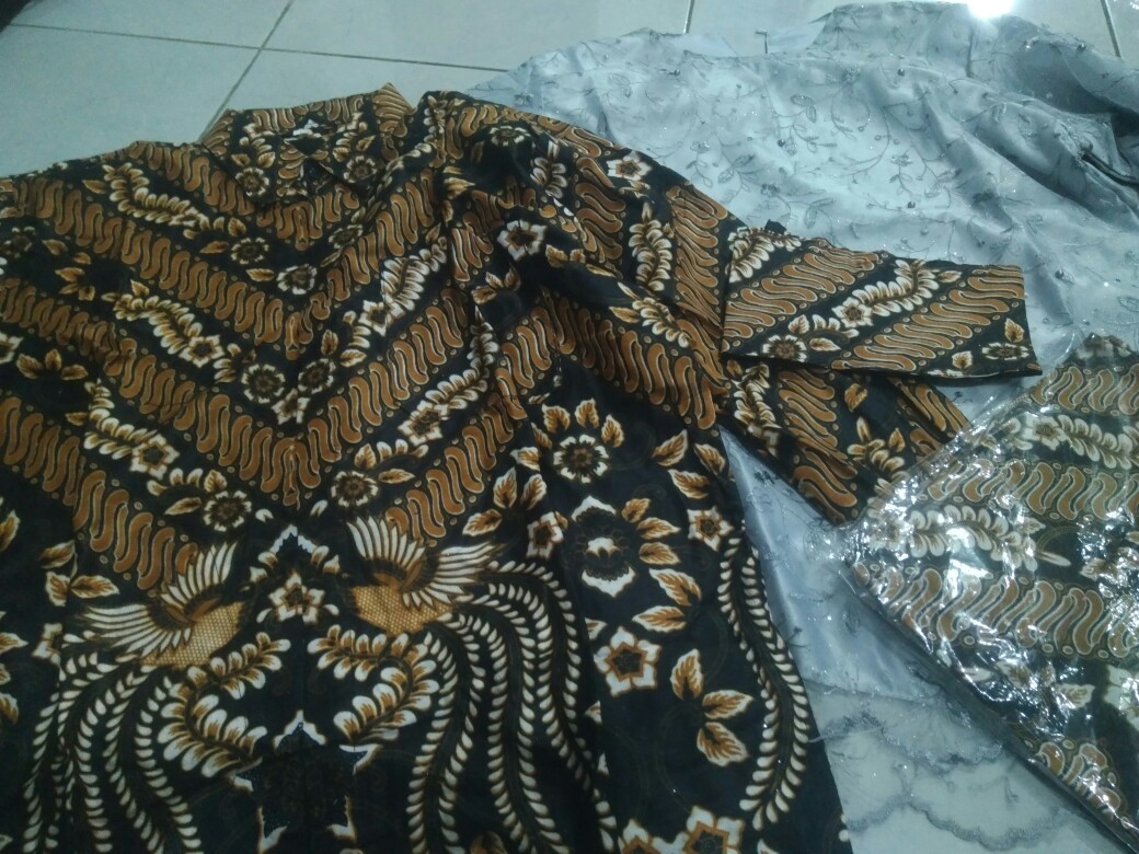 Kebaya Couple Semi Prancis Katun Bahan Kebaya Semi France Corneli Couple Ashanti Batik Couple