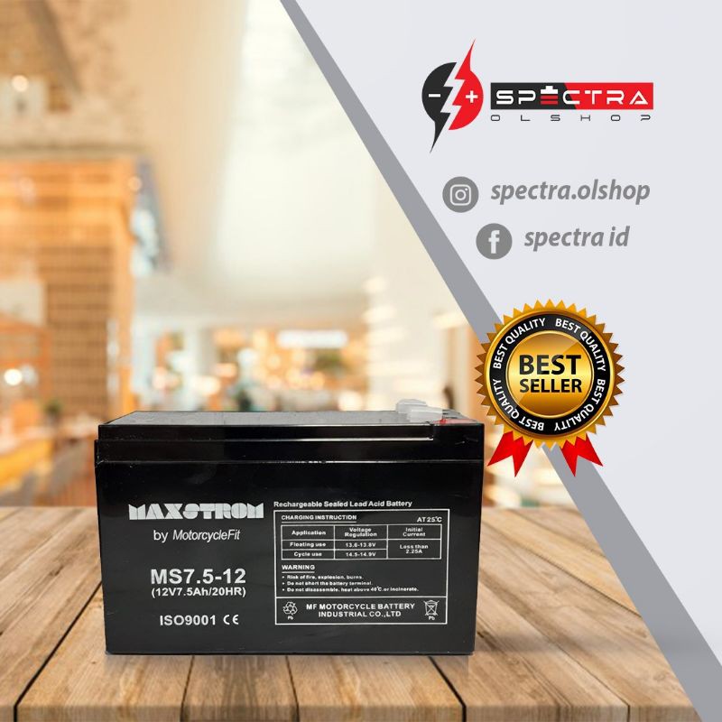 AKI MOBIL MAINAN ANAK 12V7.5AH