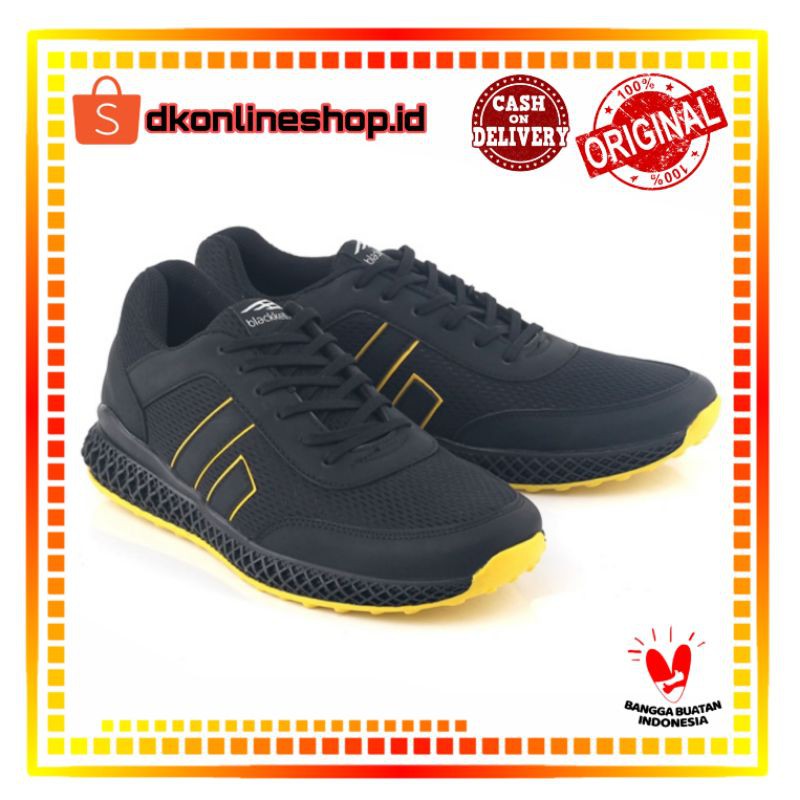 Sepatu Casual Pria Original Blackkelly Hitam BKS 361