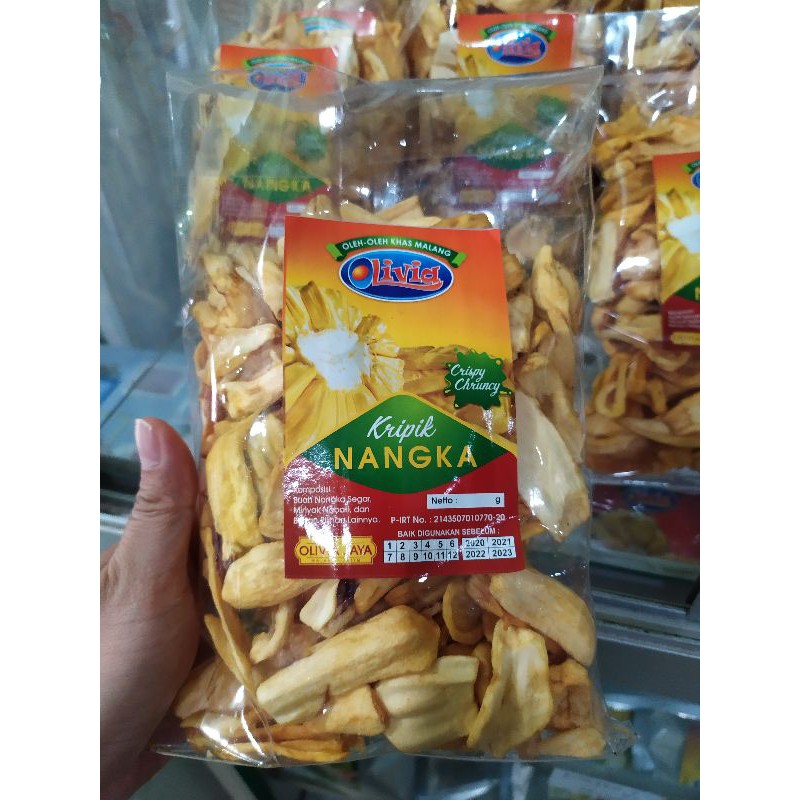 

kripik nangka / kripik buah nangka asli malang renyah dan enak