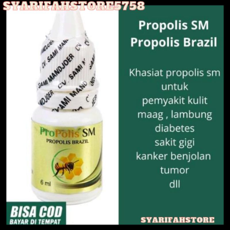 Propolis SM Brazil Original 100 % Asli | Propolis Brazil Obat Tetes  Multikhasiat