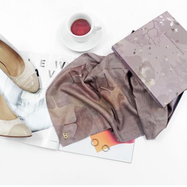 Buttonscarves ginkgo seri baru