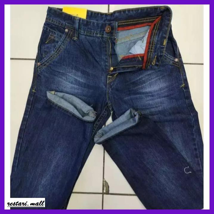 SNAEJAIRP- CELANA JEANS PRIA-CELANA PANJANG PRIA-CELANA LOIS PRIA ORIGINAL - 27, BIRU MUDA