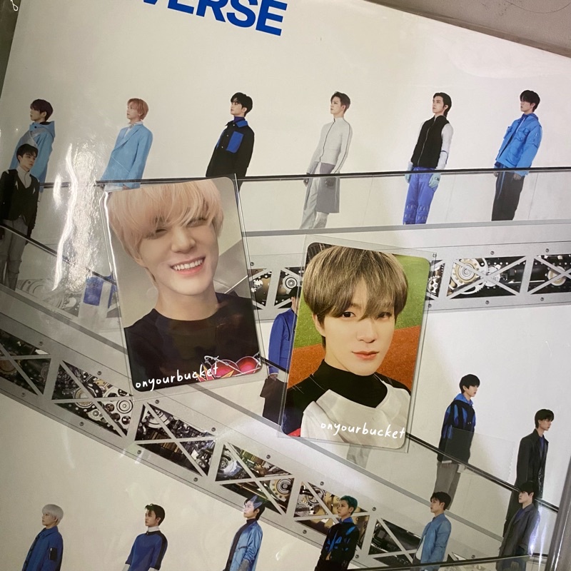 BINDER UNIVERSE JENO SET PC ONLY T-SHIRT GLITCH MODE POP UP STORE JENO NCT JENO PC PHOTOCARD