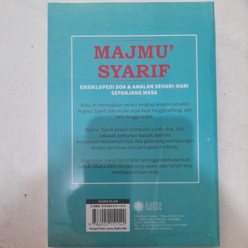 Buku Agama Islam Majmu Syarif