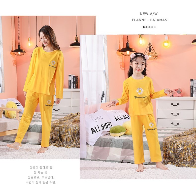 Setelan Piyama Baju Tidur Anak kids import lengan panjang/Baju Santai Anak