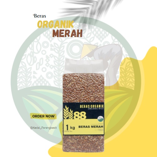 

Beras Organik 88 "MERAH" Kemasan Vakum 2 Kg