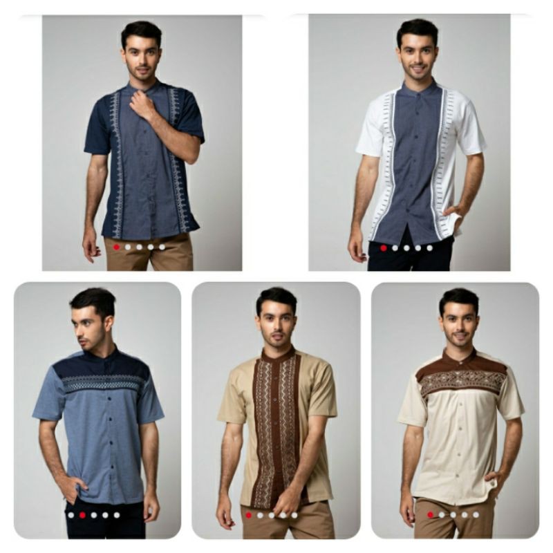 Baju Muslim T ZONE Koko Pria Brand T-zone Lengan Pendek