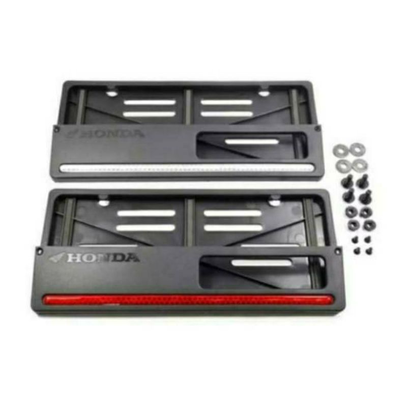 Tutup plat nomor cover plat nomor motor 2 tone Sepasang Depan belakang