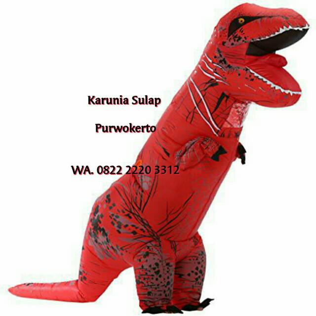 KOSTUM DINO T-REX COSPLAY DINOSAURUS T REX