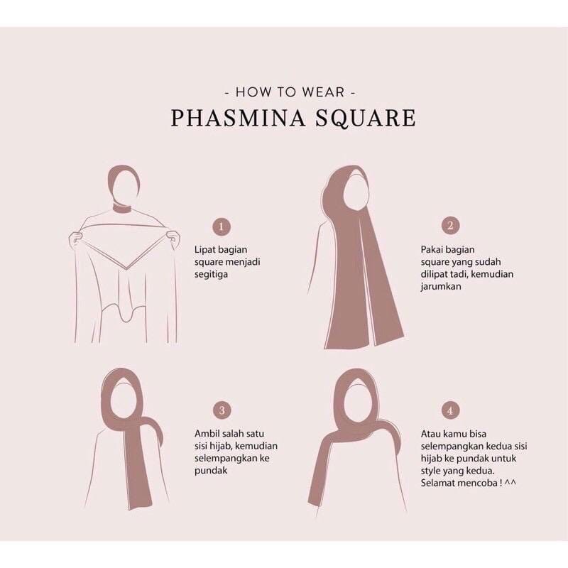 PASHMINA SQUARE MILO Hijab Instant Premium by SHANIE