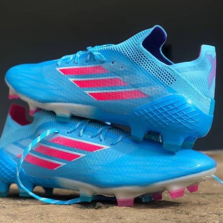 Menarik.. Sepatu Bola Adidas X Speedflow .1 Sky Blue Pink