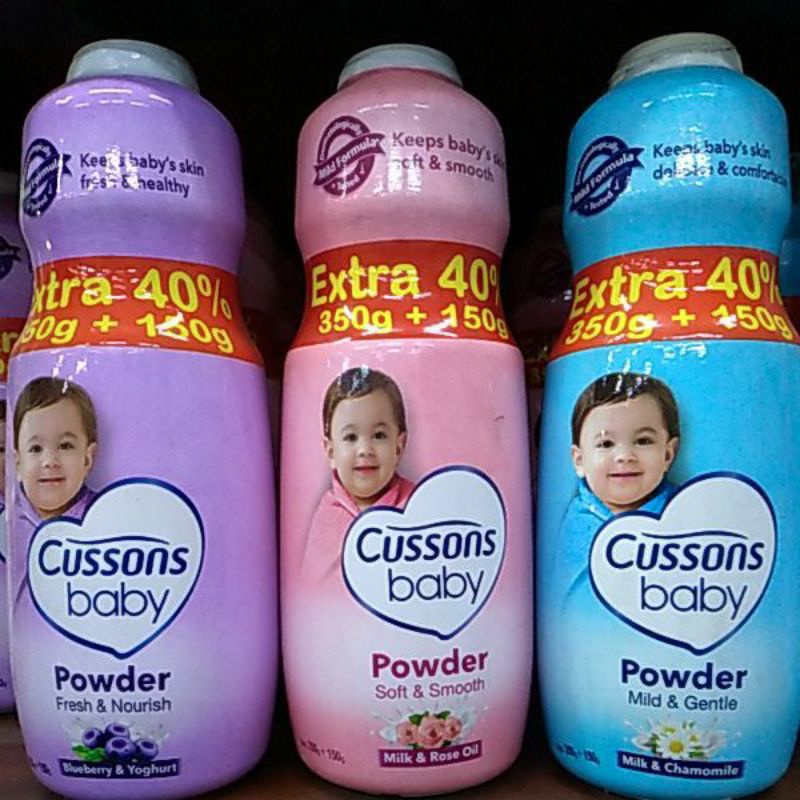 Bedak Bayi Cussons 350 gr + 150 gr
