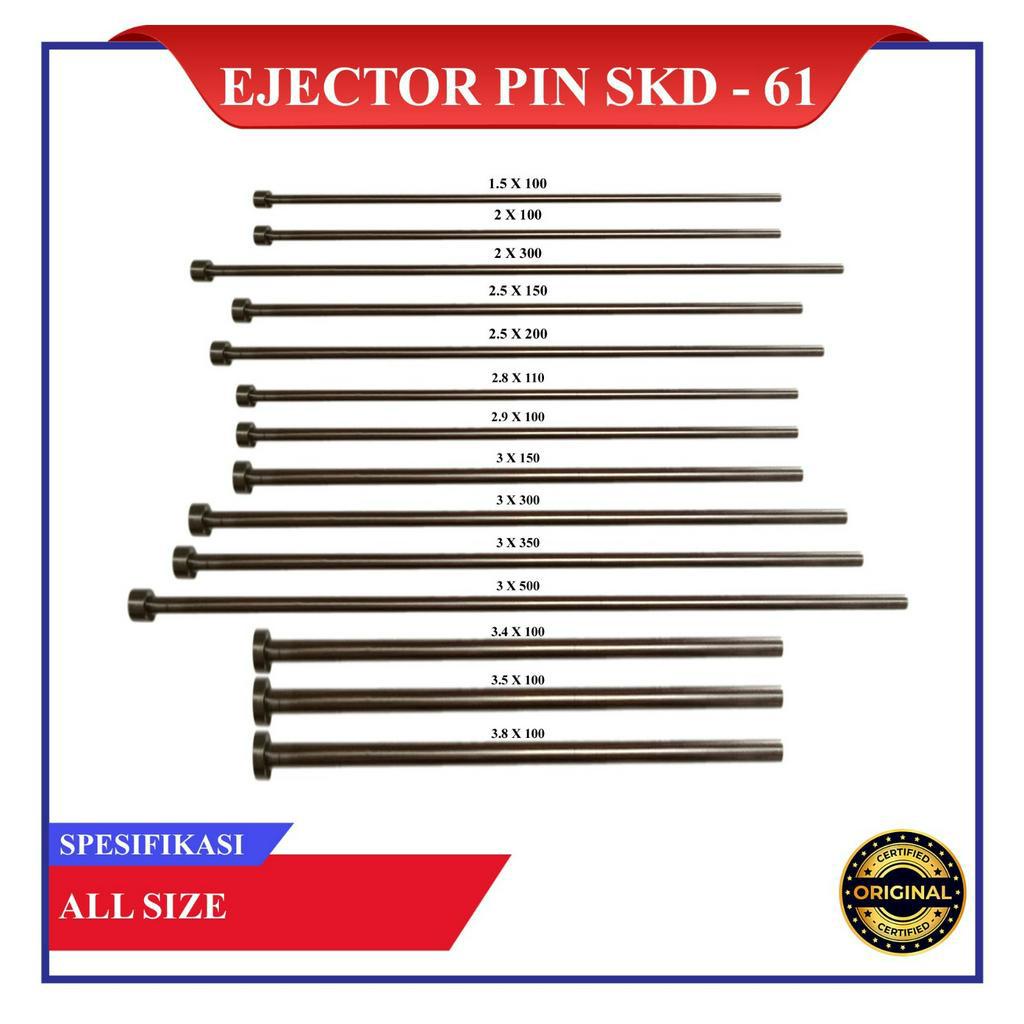 Ejector Pin Diameter 3/3,4/3,5/3,8mm, Long 100/150/300/350/500 mm