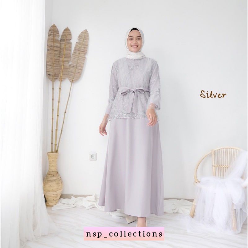 Maxy dress pesta tile mewah busui friendly