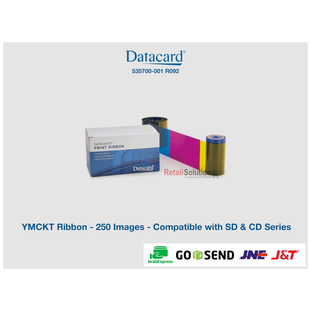 Datacard 535700-001 R092 YMCKT - Original 250 Images