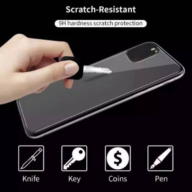 BACK tempered glass BELAKANG IPHONE 11 PRO MAX screen guard anti gores kaca antigores