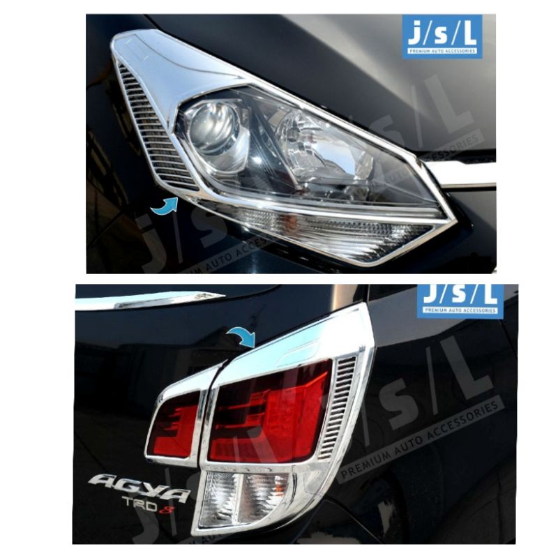 garnish lis lampu agya ayla new. elegant krom