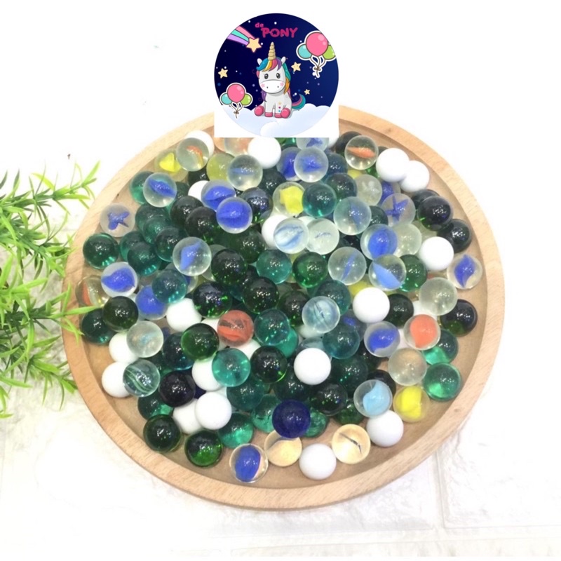 POP IT FIDGET/mainan viral tiktok/mainan pop it/mainan sensorik-Kelereng 15pc Mix