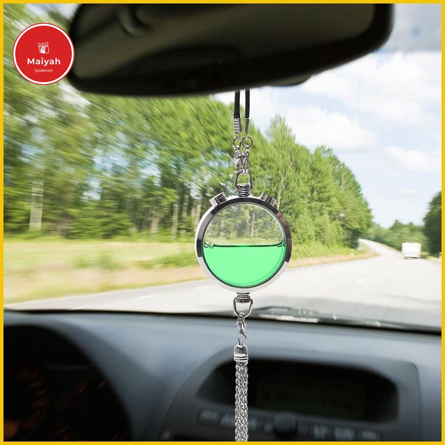 Parfum Pengharum Mobil gantung gatung Pajangan pendan Liontin Kaca Refill isi ulang parpum pewangi c