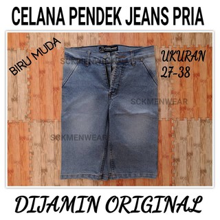 TERLARIS CELANA  PENDEK  JEANS  PRIA  SKINNY REGULER 